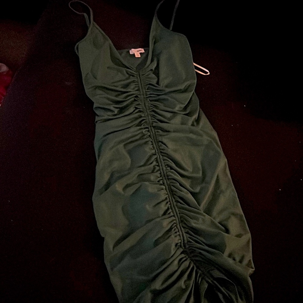 Green dress straps